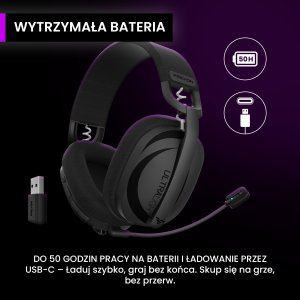 Słuchawki PREYON Tornado Fly PTF40B Czarne (PTF40B) 6