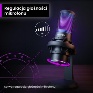 Mikrofon PREYON Osprey Scream RGB (POS43B) 4