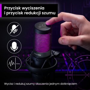 Mikrofon PREYON Osprey Scream RGB (POS43B) 7