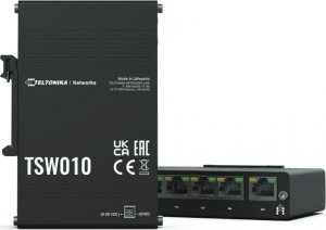 Switch Teltonika Przełšcznik przemysłowy TSW010 5xRJ45 porty 10/100Mbps 1