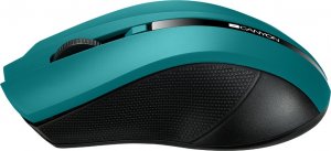 Mysz Canyon CANYON Mysz MW-5, 4 przyciski, bezprzewodowa, Czarno-Zielona 2