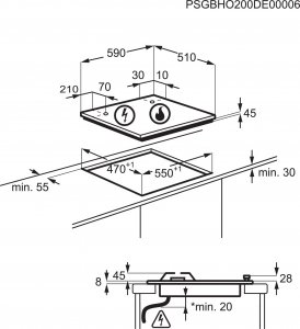 Płyta grzewcza Electrolux GAS HOB KGG6407K 3