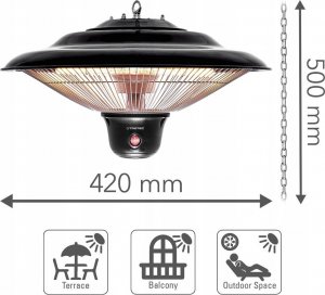 Trotec Infrašildytuvas Trotec IR 1500 SC 8