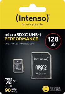 Karta Intenso Performance MicroSDXC 128 GB Class 10 UHS-I/U1  (3424491) 3