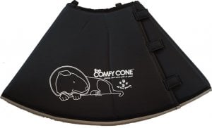 All Four Paws Kołnierz ochronny dla psa Comfy Cone, L, 25 cm, czarny Lumarko 1