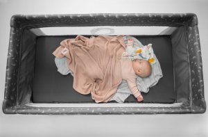 Lionelo LIONELO STEFI PLUS GREY WHITE ŁÓŻECZKO TURYSTYCZNE DWUPOZIOMOWE 18