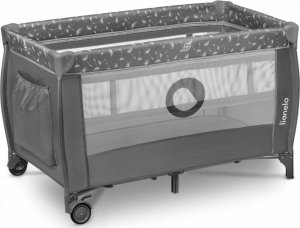 Lionelo LIONELO STEFI PLUS GREY WHITE ŁÓŻECZKO TURYSTYCZNE DWUPOZIOMOWE 2