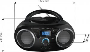 Radioodtwarzacz Manta BBX006 CD Radio Bluetooth MP3 6