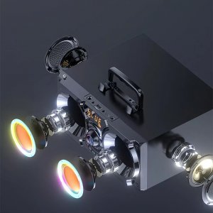 Głośnik Manta Głośnik przenośny bluetooth Manta MMS10 Radio FM Karaoke 6