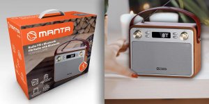 Radio Manta Radio retro przenośne bluetooth Manta RDI915X Akumulator 9
