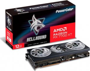 Karta graficzna Power Color Hellhound Radeon RX 7700 XT 12GB GDDR6 (RX 7700 XT 12G-L/OC) 1