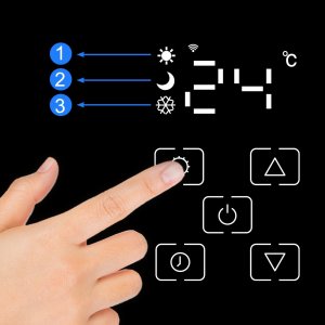 Grzejnik Maltec Grzejnik Konwekcyjny Szklany Eco Wifi Termostat 12