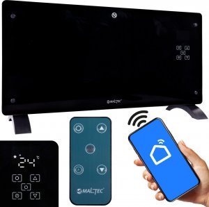 Grzejnik Maltec Grzejnik Konwekcyjny Szklany Eco Wifi Termostat 15