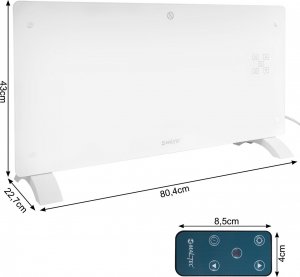 Grzejnik Maltec Grzejnik Konwekcyjny Szklany Eco Wifi Termostat 2