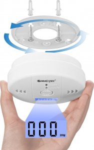 Maltec Czujnik Czadu Tlenku Węgla Certyfikowany SafeSensor1000 6