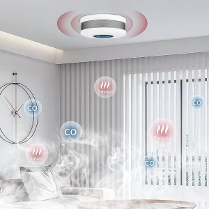 Maltec Czujnik Czadu Tlenku Węgla Certyfikowany SafeSensor2000 2w1 12