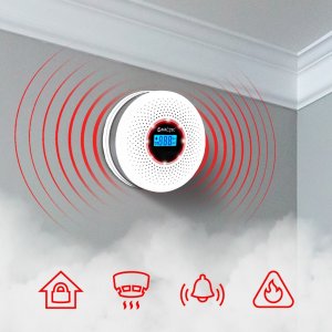 Maltec Czujnik Czadu Tlenku Węgla Certyfikowany SafeSensor2000 2w1 16