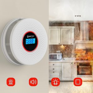 Maltec Czujnik Czadu Tlenku Węgla Certyfikowany SafeSensor2000 2w1 6