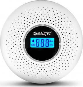 Maltec Czujnik Czadu Tlenku Węgla Certyfikowany SafeSensor2000 2w1 7