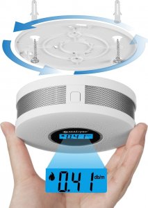 Maltec Czujnik Czadu Tlenku Węgla Certyfikowany SafeSensor2000 2w1 8