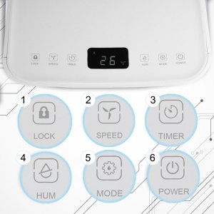 Maltec Osuszacz Powietrza Pochłaniacz Wilgoci DH-12200 Electronic 4