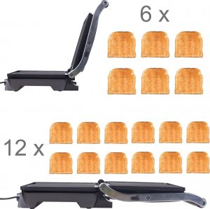 Grill elektryczny Maltec Grill Elektryczny Opiekacz XXL Rozkładany SM2500W 2