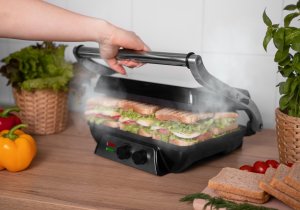 Grill elektryczny Maltec Grill Elektryczny Opiekacz XXL Rozkładany SM2500W 8