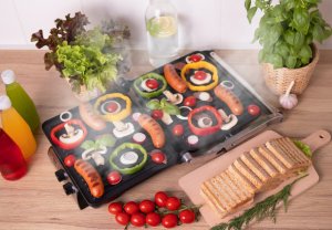 Grill elektryczny Maltec Grill Elektryczny Opiekacz XXL Rozkładany SM2500W 10