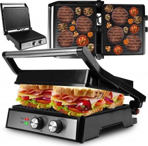 Grill elektryczny Maltec Opiekacz Rozkładany Grill Elektryczny SM4500W 4