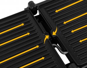 Grill elektryczny Maltec Opiekacz Rozkładany Grill Elektryczny SM4500W 8