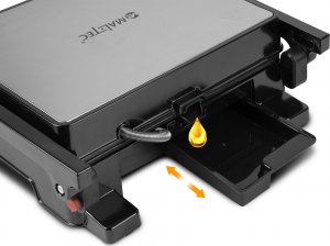 Grill elektryczny Maltec Opiekacz Rozkładany Grill Elektryczny SM4500W 9