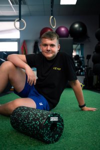 Fizyo WAŁEK ROLLER DO MASAŻU ĆWICZEŃ EPP GŁADKI FITNESS 16