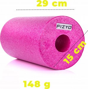 Fizyo WAŁEK ROLLER FIZJO DO MASAŻU PIANKOWY GŁADKI PINK 4