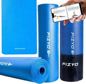 Fizyo MATA KARIMATA DO ĆWICZEŃ joga fitness yoga blue XL 1
