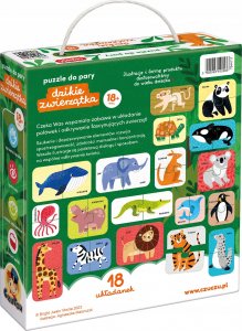 Czuczu Puzzle do pary - Dzikie zwierzęta 2