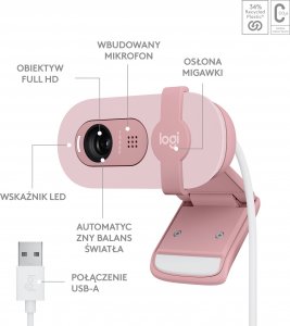 Kamera internetowa Logitech Brio 100 (960-001623) 6