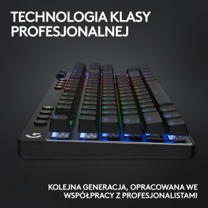 Klawiatura Logitech PRO X TKL Lightspeed GX Brown (920-012136) 8