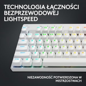 Klawiatura Logitech PRO X TKL Lightspeed GX Brown (920-012148) 3
