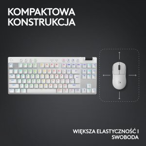 Klawiatura Logitech PRO X TKL Lightspeed GX Brown (920-012148) 7