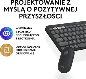 Klawiatura + mysz Logitech Pebble 2 Combo (920-012239) 11
