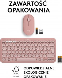 Klawiatura + mysz Logitech Pebble 2 Combo (920-012241) 10