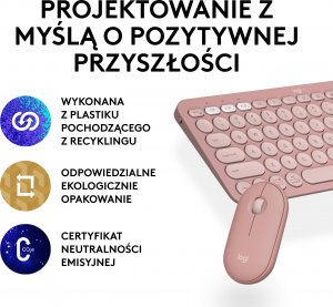 Klawiatura + mysz Logitech Pebble 2 Combo (920-012241) 11