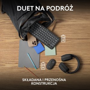 Klawiatura + mysz Logitech Pebble 2 Combo dla Mac (920-012244) 9
