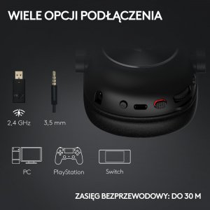 Słuchawki Logitech G Pro X2 Lightspeed Różowe (981-001275) 5