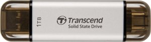 Dysk zewnętrzny SSD Transcend ESD310S 1TB Srebrny (TS1TESD310S) 1