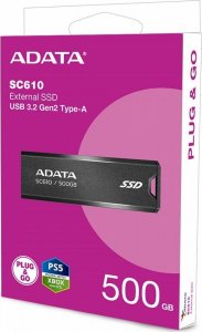 Pendrive ADATA SC610, 500 GB  (SC610-500G-CBK/RD) 3