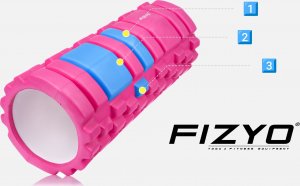 Fizyo WAŁEK DO MASAŻU CROSSFIT 33CM ROLLER WYPUSTKI EVA 10