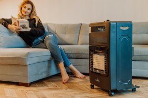 Lehmann Piecyk Gazowy Na Butle + Reduktor + Wąż 4,2kW 2