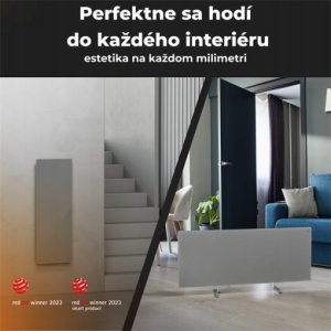 Aeno AENO Premium Eco Smart Heater, 700W, Tempered glass, Infrared+convection heating type, LED display, Plug type: Europe (E/F type), GREY 9