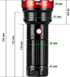 Latarka Vayox Latarka taktyczna 20W 2000lm Pro Series VA0110 Vayox 7